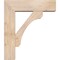 Ekena Millwork Legacy Block Smooth Bracket w/ Offset Brace, Douglas Fir, 7 1/2"W x 26"D x 30"H BKT0806X26X30LEC05SDF - alternate 4